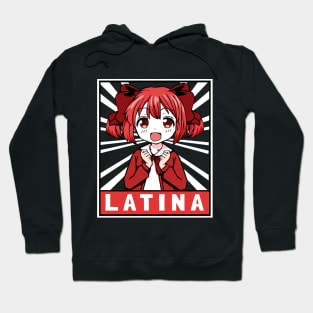 If It's for My Daughter, I'd Even Defeat a Demon Lord - Latina Poster Hoodie